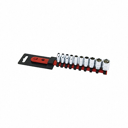 10-teiliger 1/4"-Antrieb 6-kant Steckschlüsselsatz (SAE)