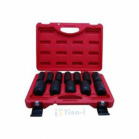 12-tlg. 1/2" Antrieb 12-kant Tiefschlag-Steckschlüsselsatz (mm)