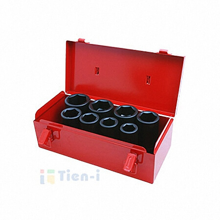 8-tlg. 3/4" Antrieb Tiefer Schlag-Steckschlüsselsatz (22-41 mm)