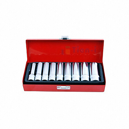 10-tlg. 3/8" Antrieb Tiefbett-Steckschlüsselsatz