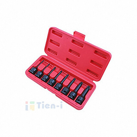 8-tlg. 1/2" Schlagschrauber-Steckschlüsselsatz mit Stern-Bits (78L)