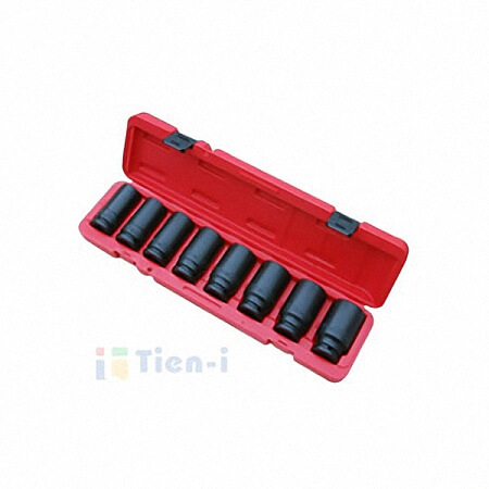 8-teiliger 3/4"-Antrieb Tief-Impact-Steckschlüsselsatz (1" - 1-1/2")