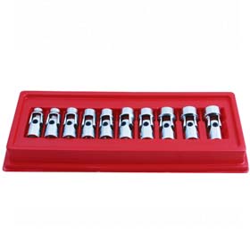 10-tlg. 3/8" FLEX Universal-Steckschlüsselsatz (metrisch)