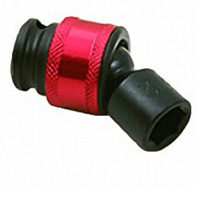 3/8"-Antrieb Universelle Schlag-Stecknuss, 6-kant, 360-Grad-Schwenkkopf, flexible Schlag-Stecknuss
