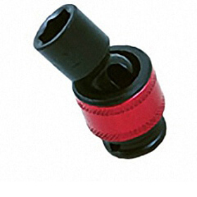 1/2" Antrieb Universelle Schlag-Stecknuss, 6-kant, 360° schwenkbar, flexible Schlag-Stecknuss