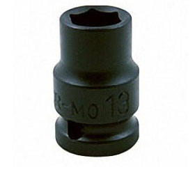 3/8"-Antrieb 6-kant Schlag-Stecknuss, SAE, metrisch, europäische Norm
