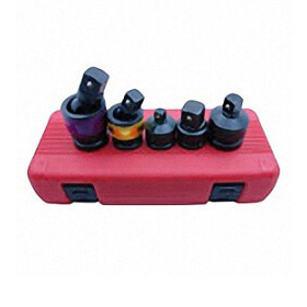 5-tlg. Schlagadapter- und Kardangelenk-Set, 3/4" & 1" Antrieb
