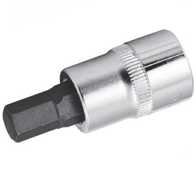 HEX Bit-Steckschlüssel SAE/Metric, Innensechskant-Steckschlüssel, S2 legierter Stahl & CRV-Steckschlüssel
