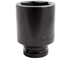 1-1/2" Antrieb 6-kant Tiefbett-Schlagschrauber-Stecknuss, SAE, metrisch