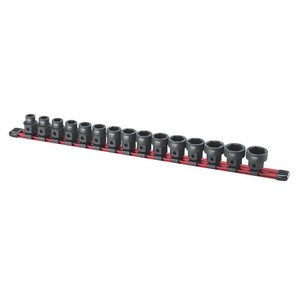 11-teiliges Set kompakter Schlagschrauber-Nüsse in Sechskant-Ausführung, 1/2"-Antrieb