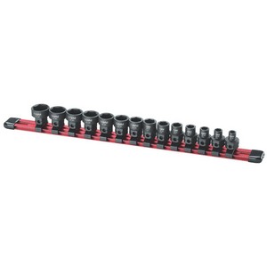 10-teiliges Set kompakter Schlagschrauber-Nüsse in Sechskant-Ausführung, 3/8"-Antrieb